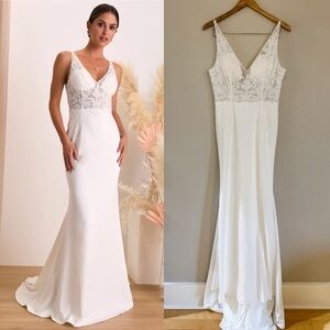 Remarkably Romantic Sheer Mesh Beaded Maxi Dress